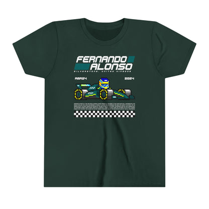 Fernando Alonso 8-bit Team Youth T-shirt