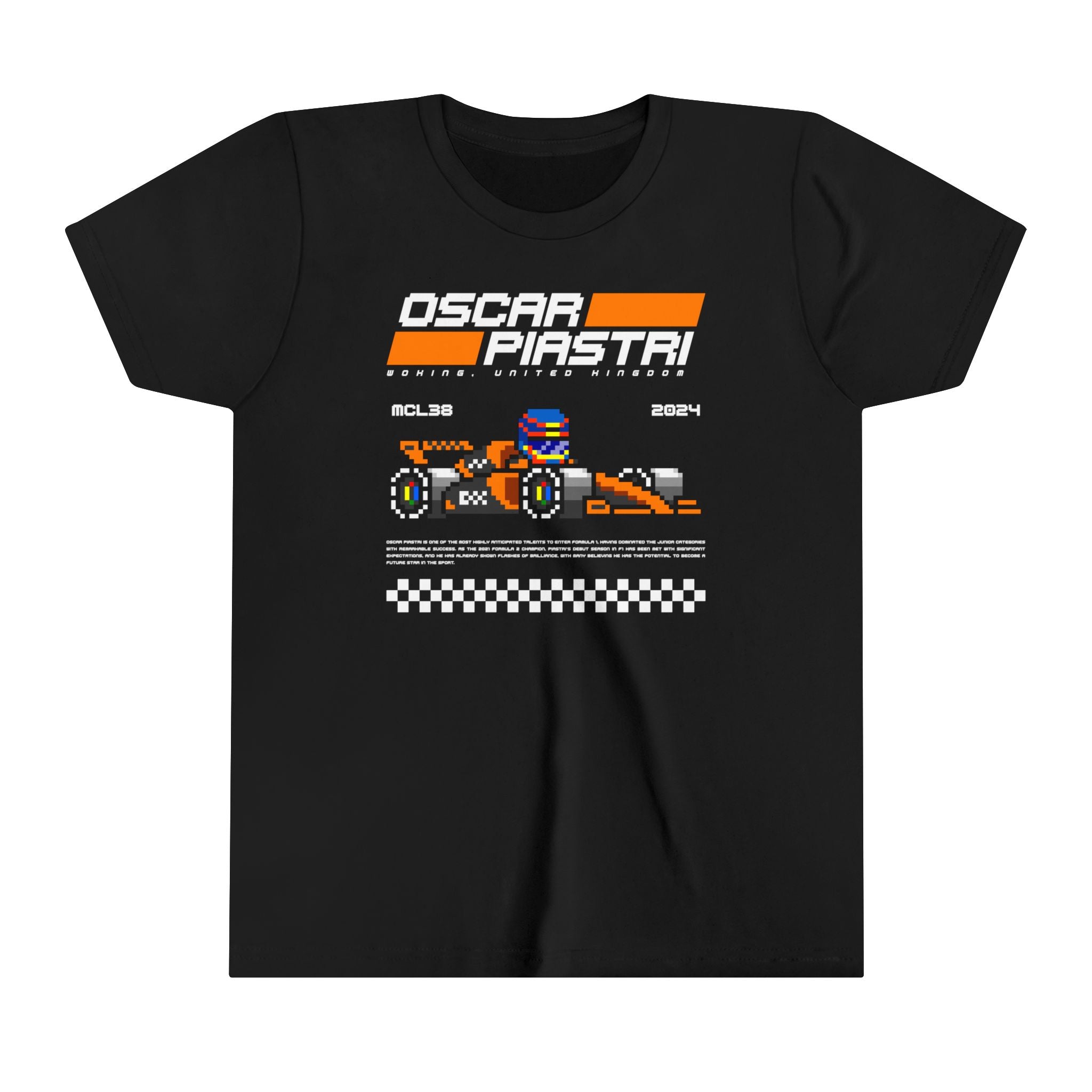 Oscar Piastri 8-bit Team Youth T-shirt