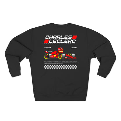 Charles Leclerc 8-bit Team Sweatshirt