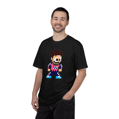 8-bit Franco Colapinto Adult Heavyweight 100% Cotton T-shirt