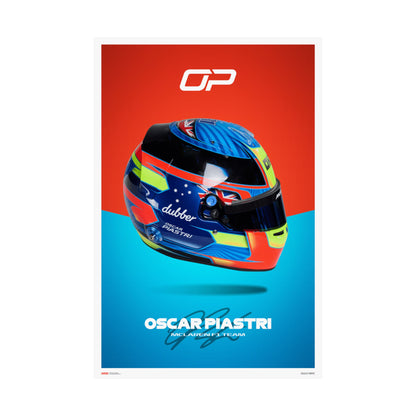 Oscar Piastri Signature Poster