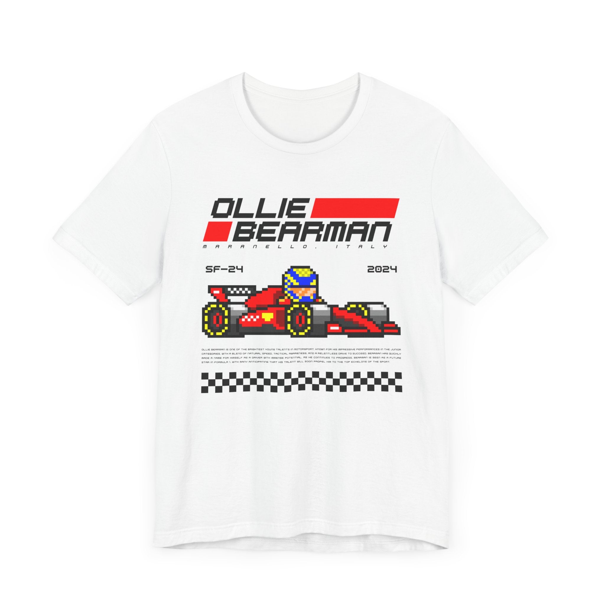 Ollie Bearman 8-bit Team T-shirt