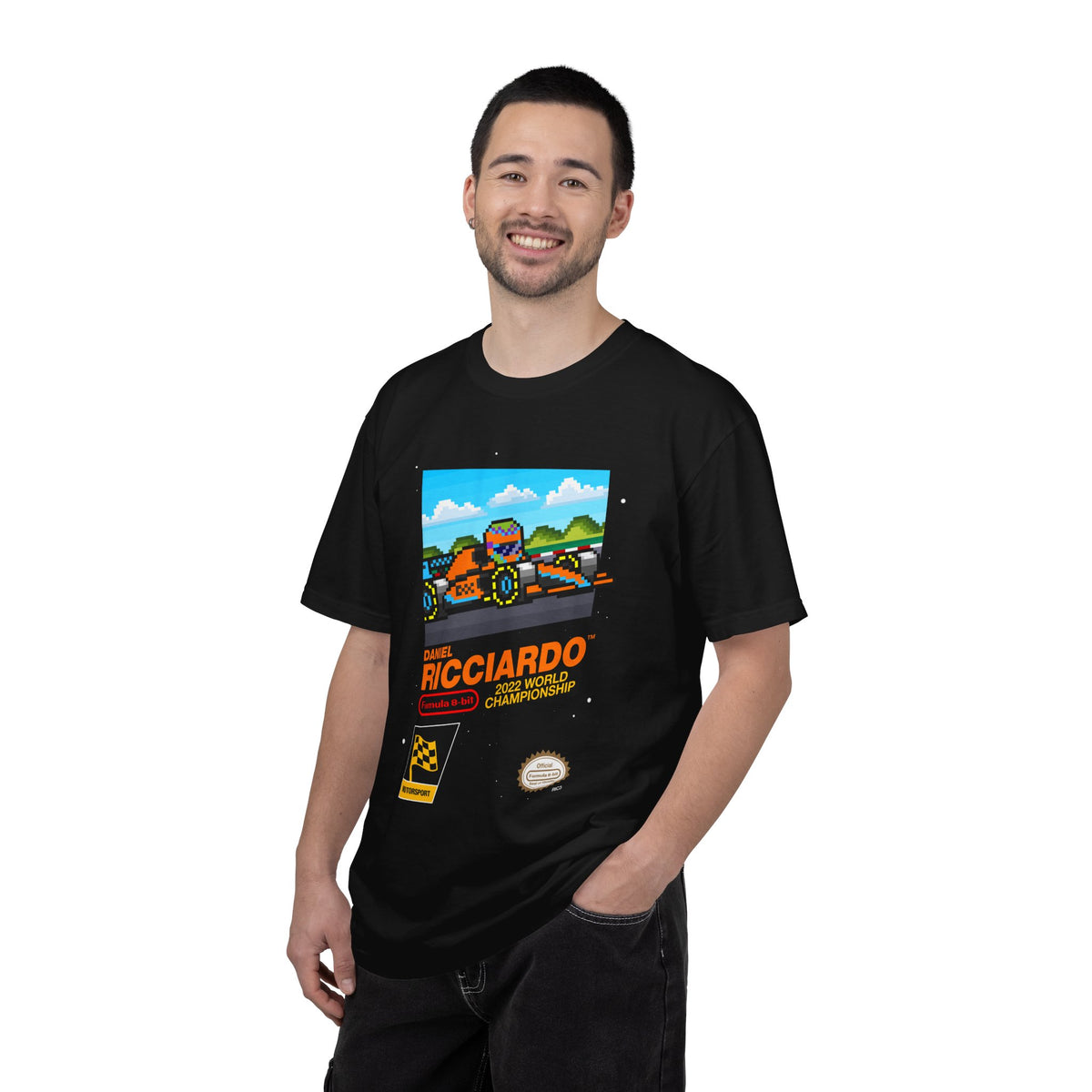 Daniel Ricciardo McLaren 2022 8-bit Game Adult Tee