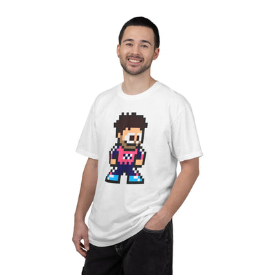 8-bit Franco Colapinto Adult Heavyweight 100% Cotton T-shirt