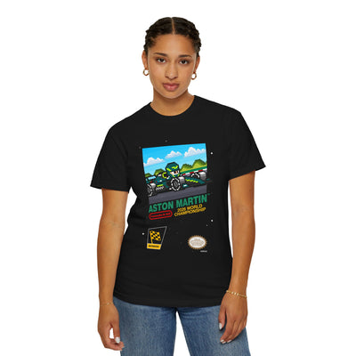 Aston Martin 8-bit Game Adult Heavyweight 100% Cotton T-shirt