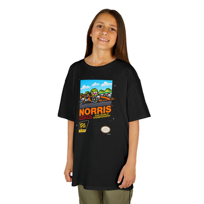 Norris 8-bit Game Kids Heavyweight 100% Cotton T-shirt