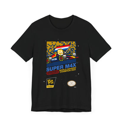 Super Max 8-bit Game T-shirt (2024 World Drivers' Champion Edition)