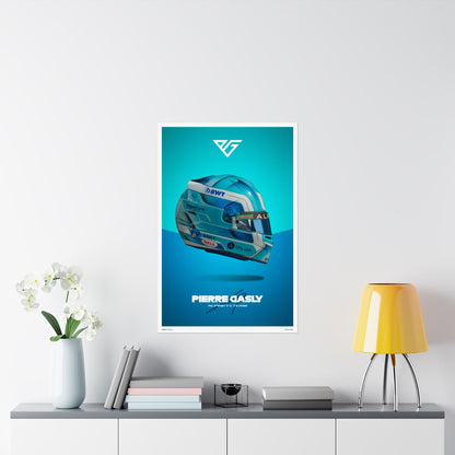 Pierre Gasly Signature Poster