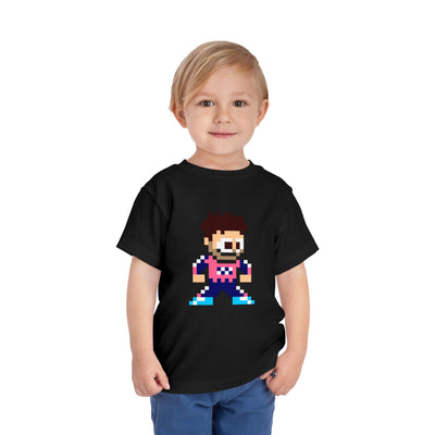 8-bit Franco Colapinto Toddler Tee