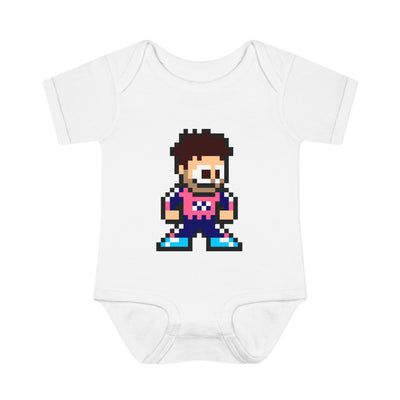 8-bit Franco Colapinto Baby Bodysuit
