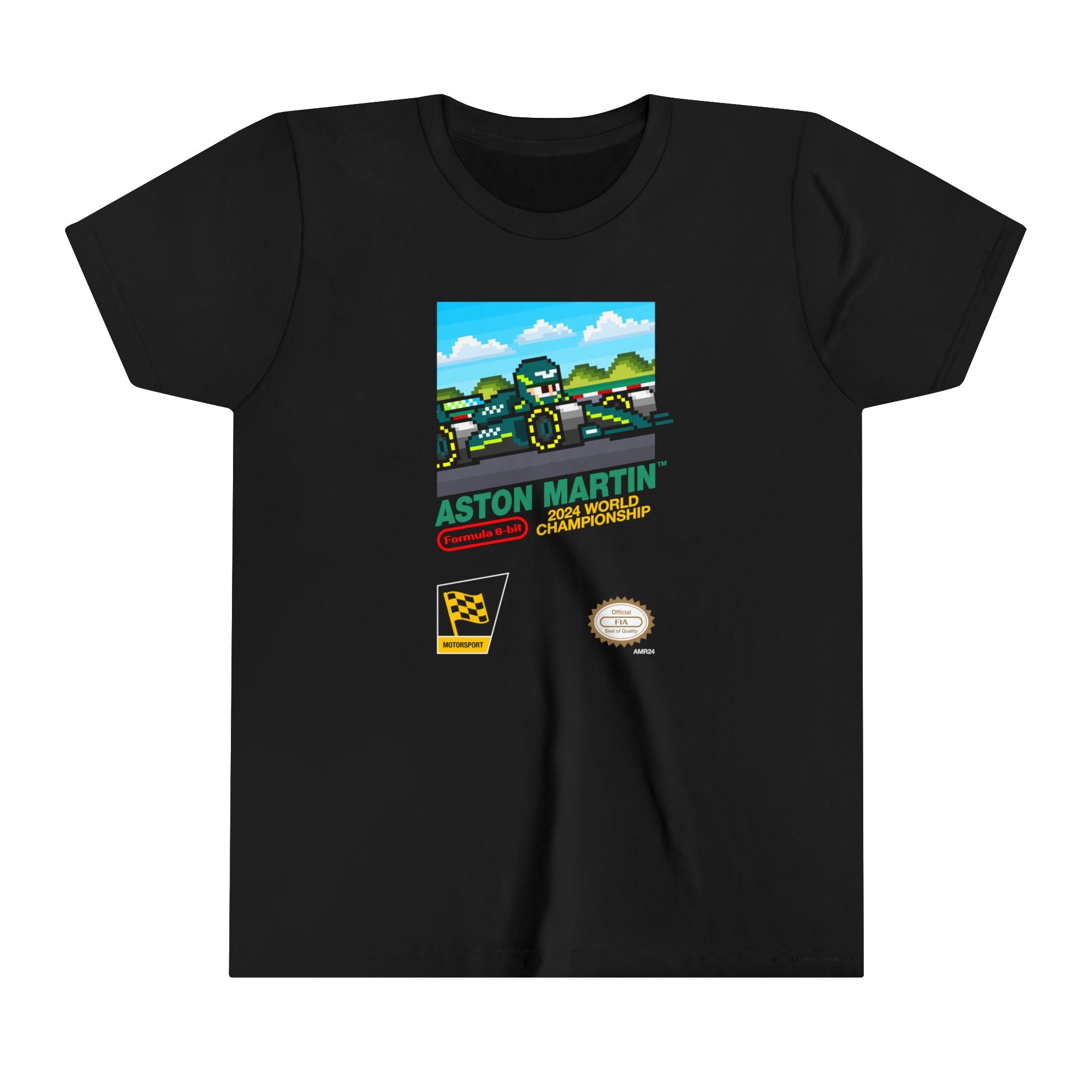 Aston Martin 8-bit Game Youth T-shirt