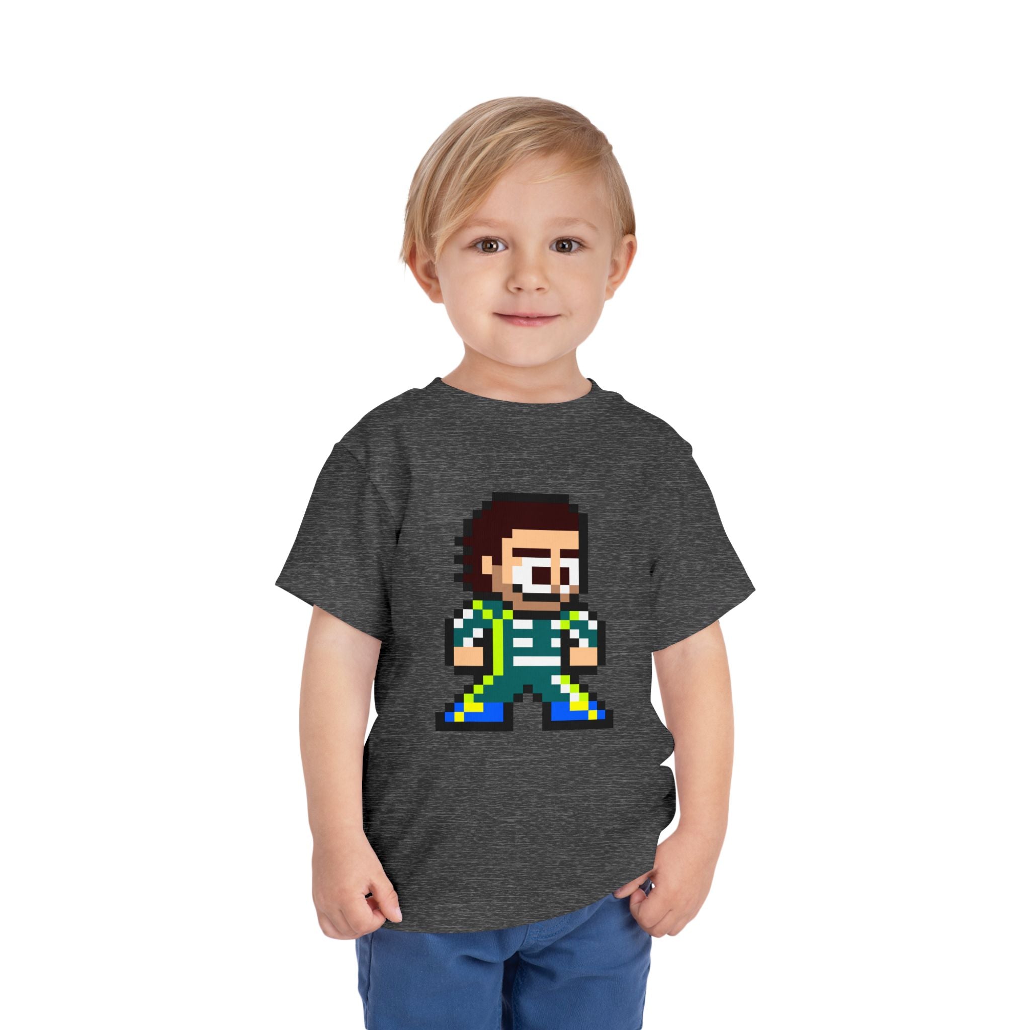 8-bit Fernando Alonso Toddler Tee