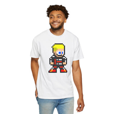 8-bit Nico Hulkenberg Adult Heavyweight 100% Cotton T-shirt