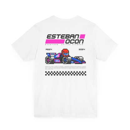 Esteban Ocon 8-bit Team T-shirt