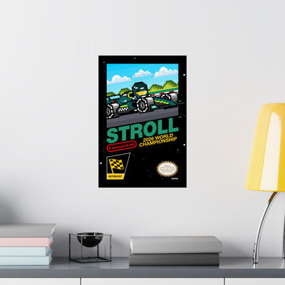 Stroll 8-bit Game Poster