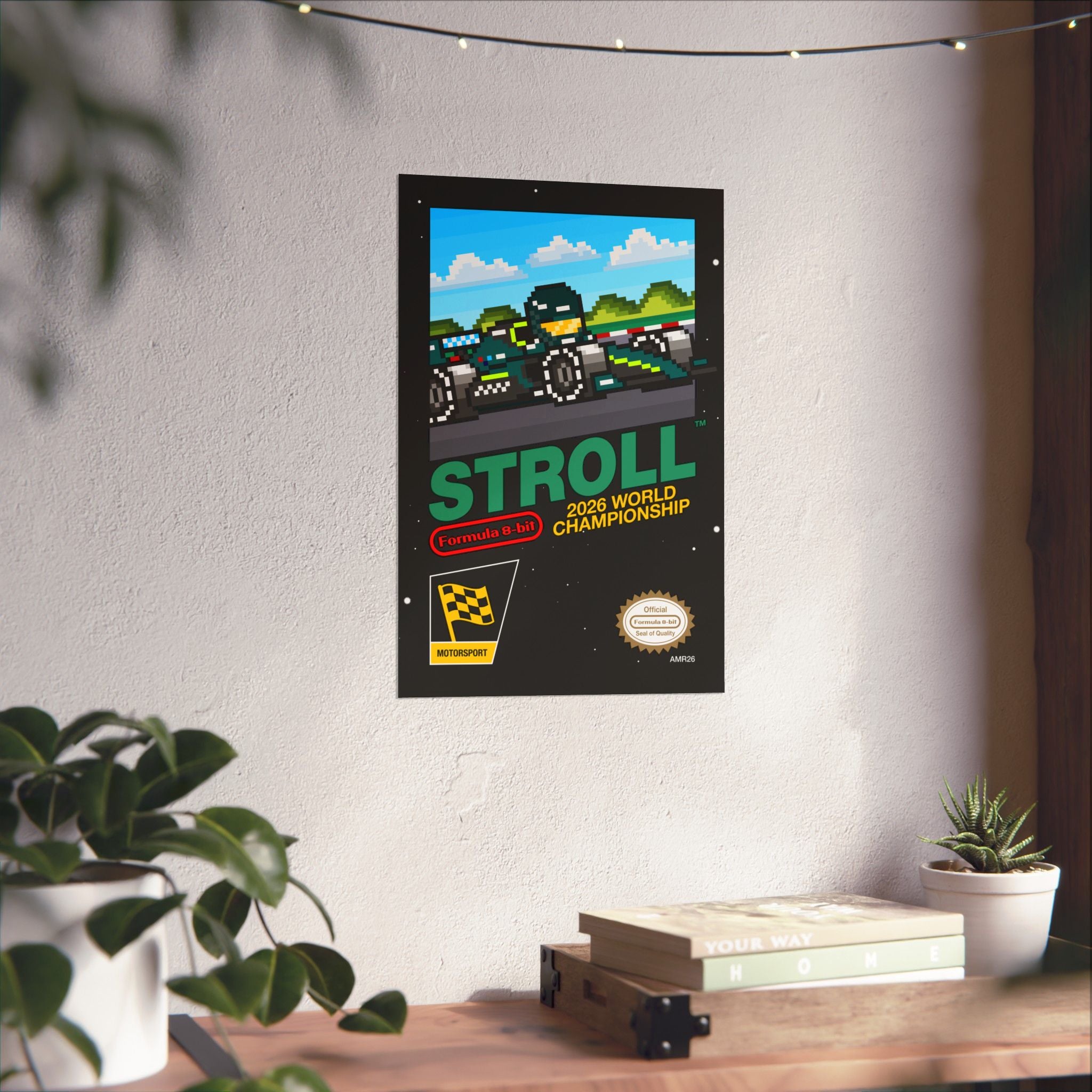 Stroll 8-bit Game Poster