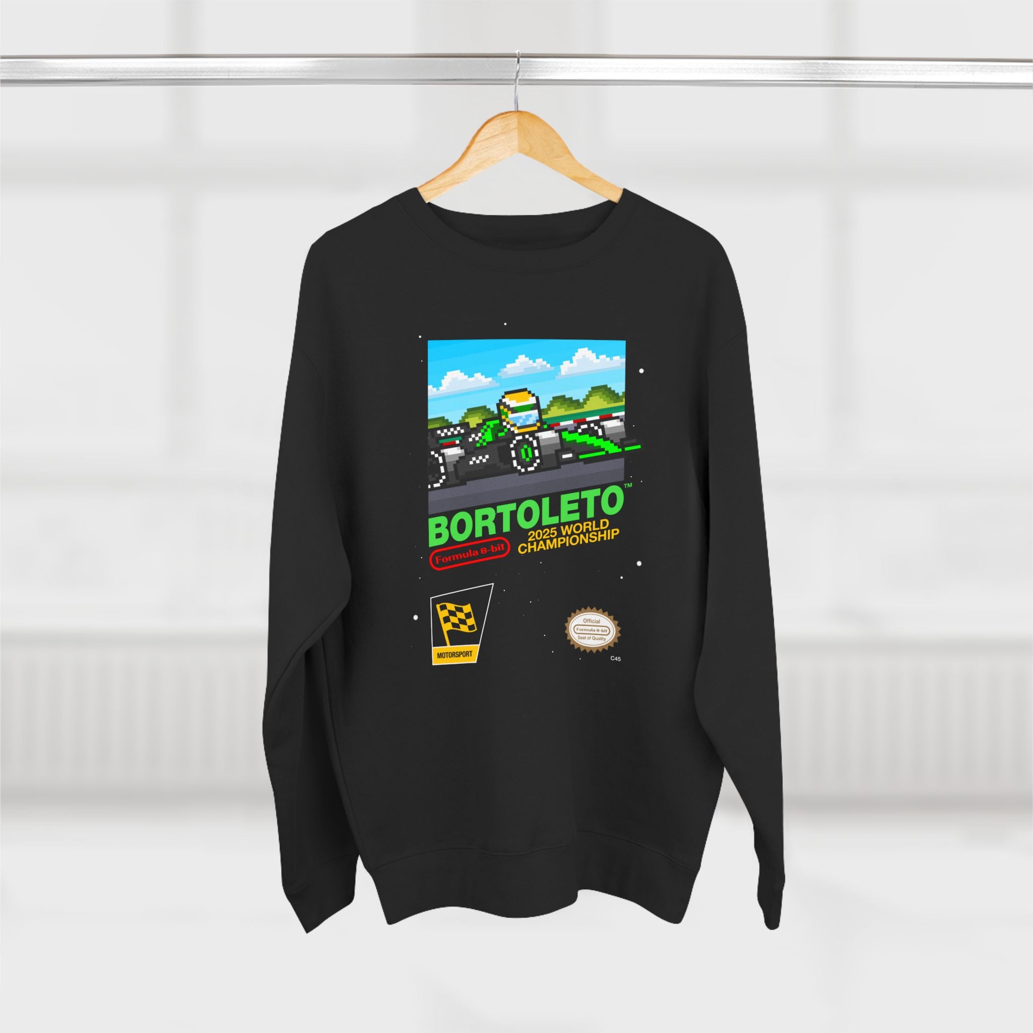 Bortoleto 8-bit Game Sweatshirt