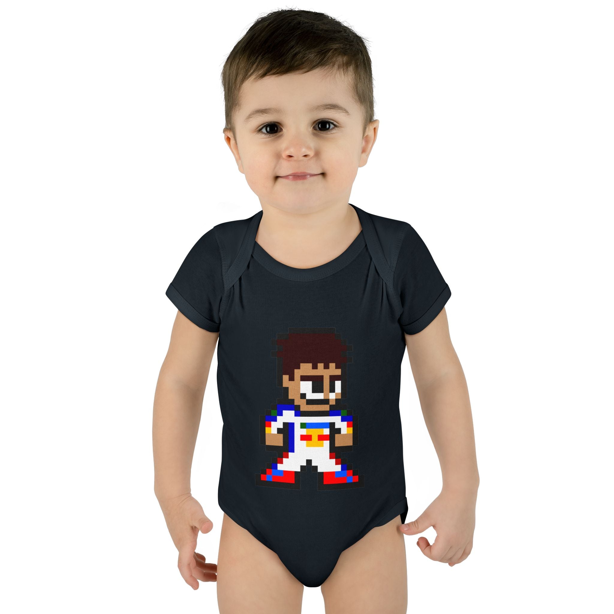 8-bit Arvid Lindblad Baby Bodysuit
