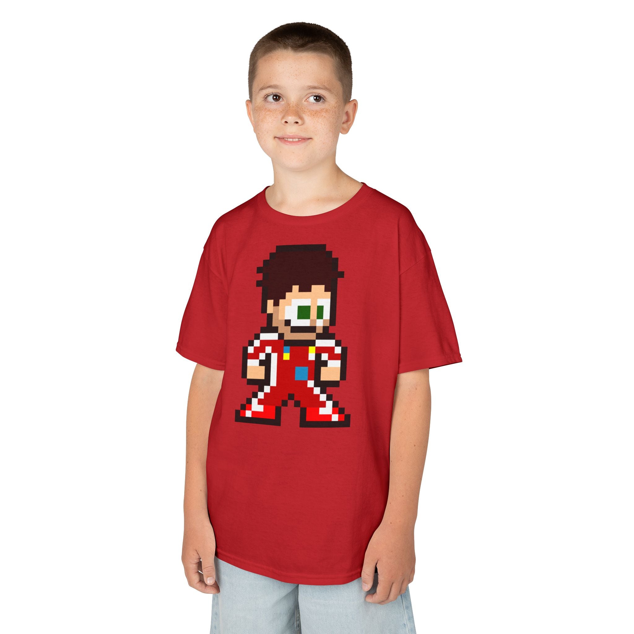 8-bit Charles Leclerc Kids Tee