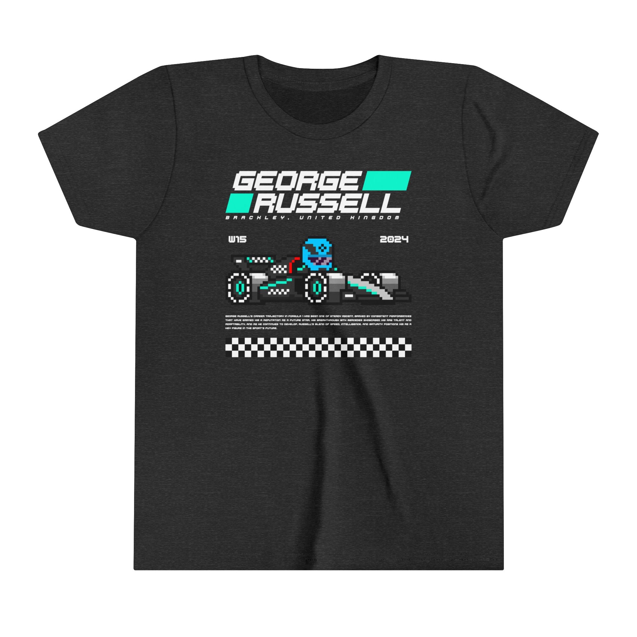 George Russell 8-bit Team Youth T-shirt