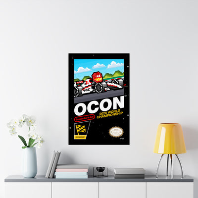 Ocon 8-bit Game Poster