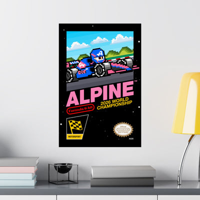 Alpine 8-bit Game Poster