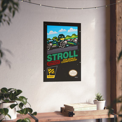 Stroll 8-bit Game Poster