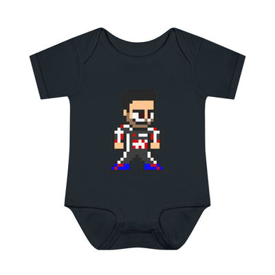 8-bit Esteban Ocon Baby Bodysuit