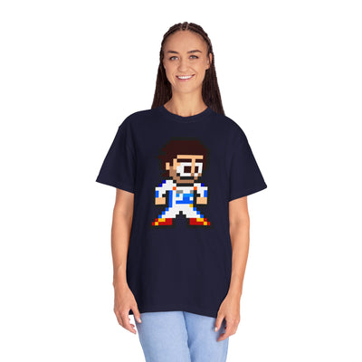 8-bit Carlos Sainz Adult Heavyweight 100% Cotton T-shirt