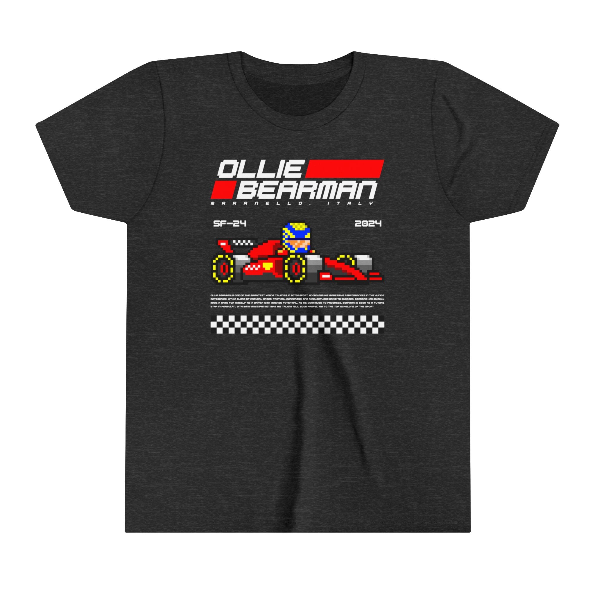 Ollie Bearman 8-bit Team Youth T-shirt