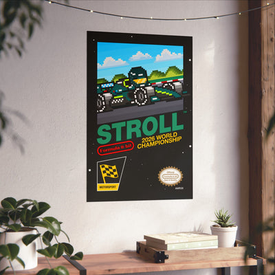 Stroll 8-bit Game Poster