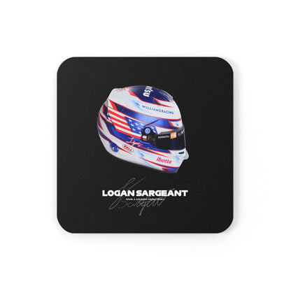 Logan Sargeant Signature Cork Coaster