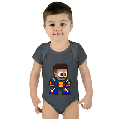 8-bit Isack Hadjar Baby Bodysuit