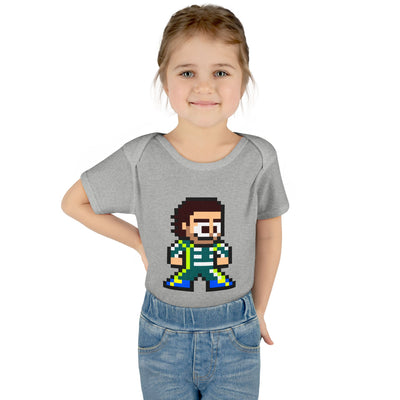 8-bit Fernando Alonso Baby Bodysuit