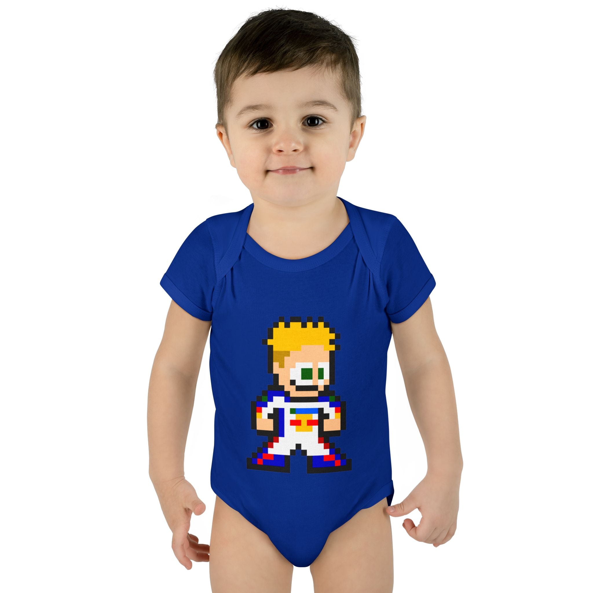 8-bit Liam Lawson Baby Bodysuit
