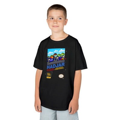 Hadjar 8-bit Game Kids Heavyweight 100% Cotton T-shirt