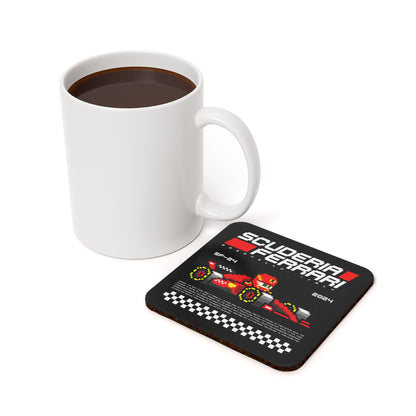 Ferrari 8-bit Team Cork Coaster