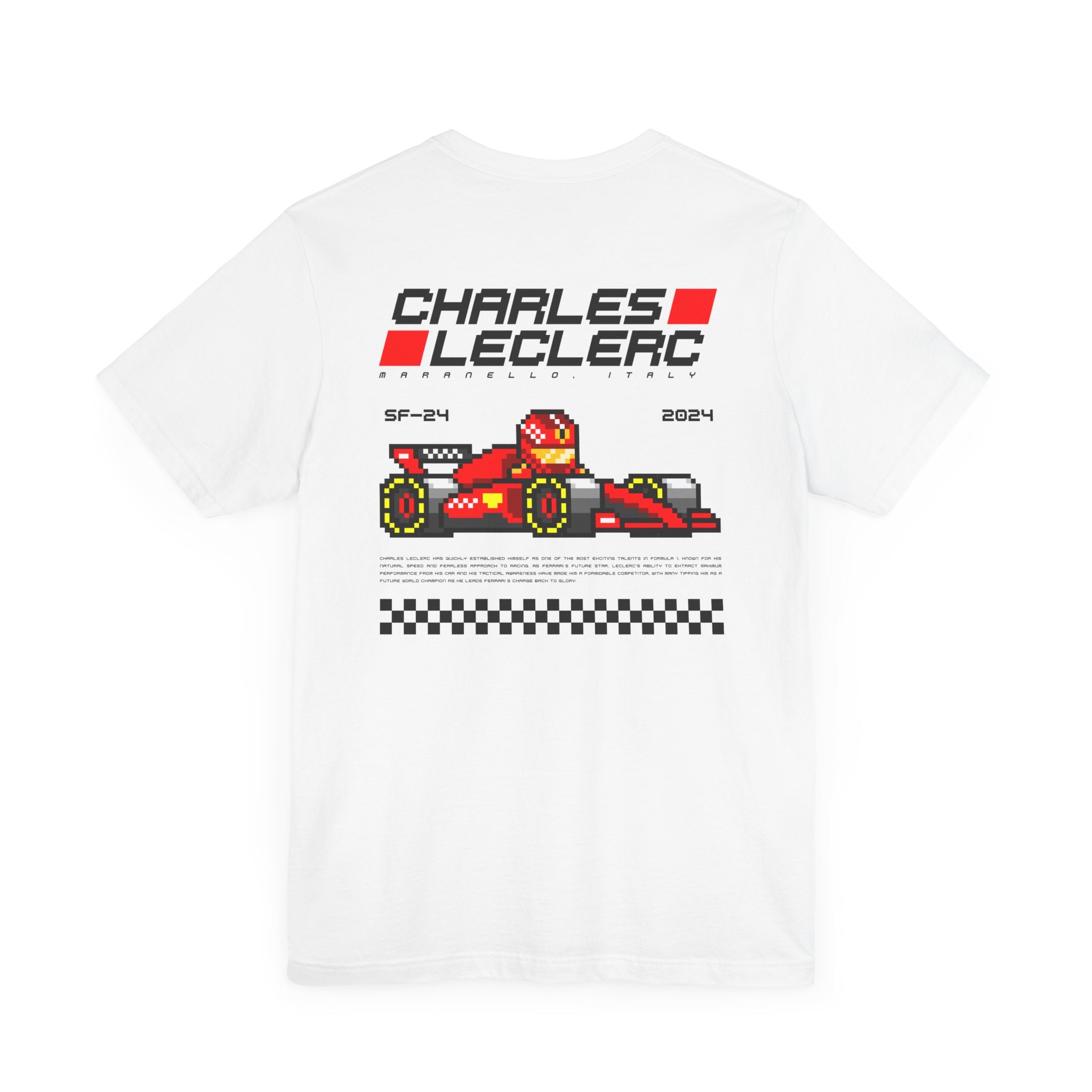 Charles Leclerc 8-bit Team T-shirt