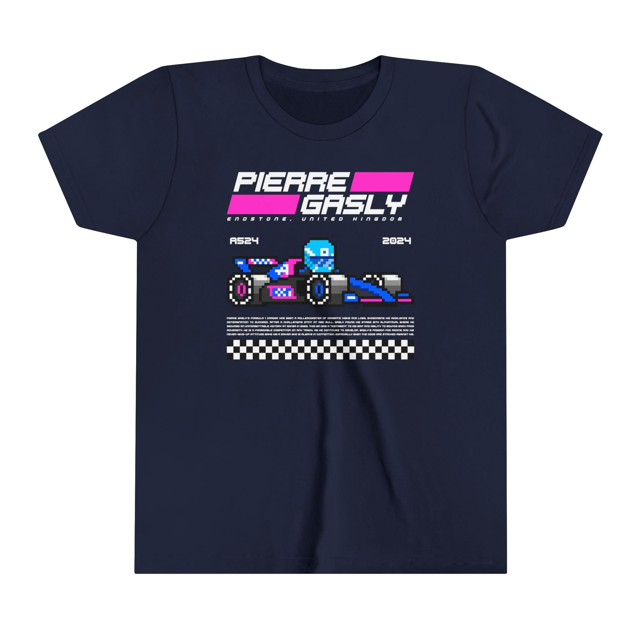 Pierre Gasly 8-bit Team Youth T-shirt