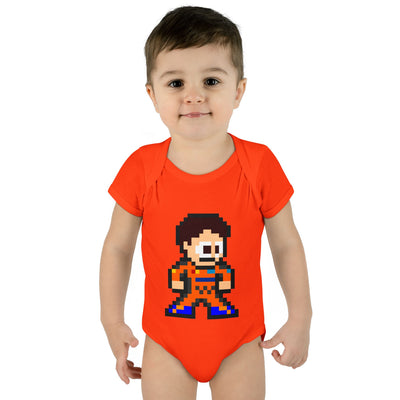8-bit Oscar Piastri Baby Bodysuit