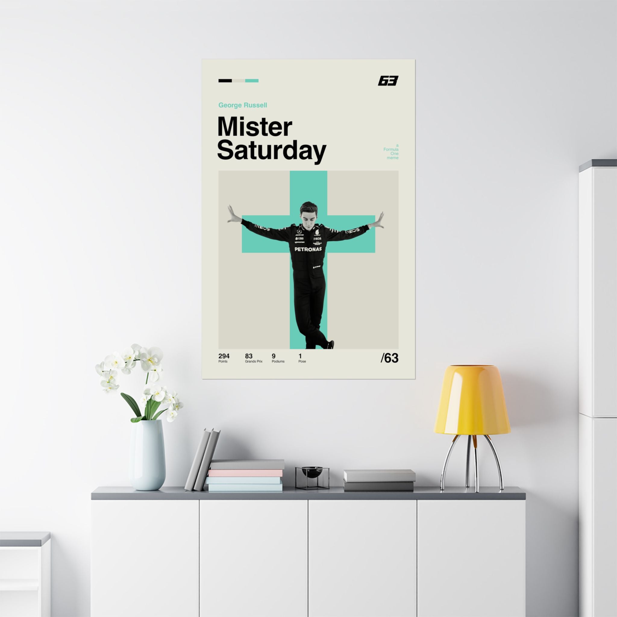 Mister Saturday Mid-century Poster