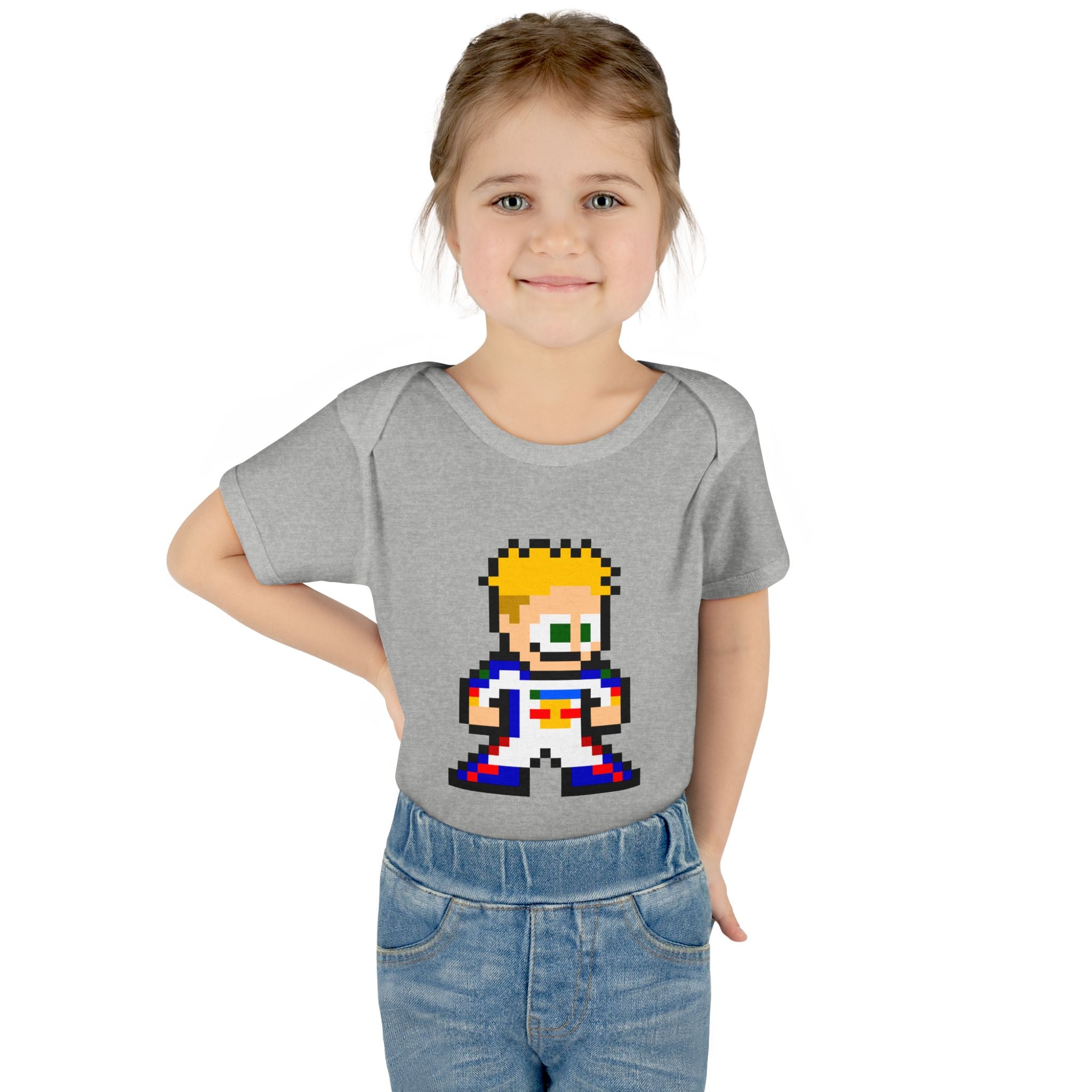 8-bit Liam Lawson Baby Bodysuit