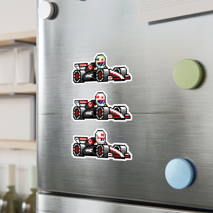 Haas 8-bit Vinyl Decal Stickers