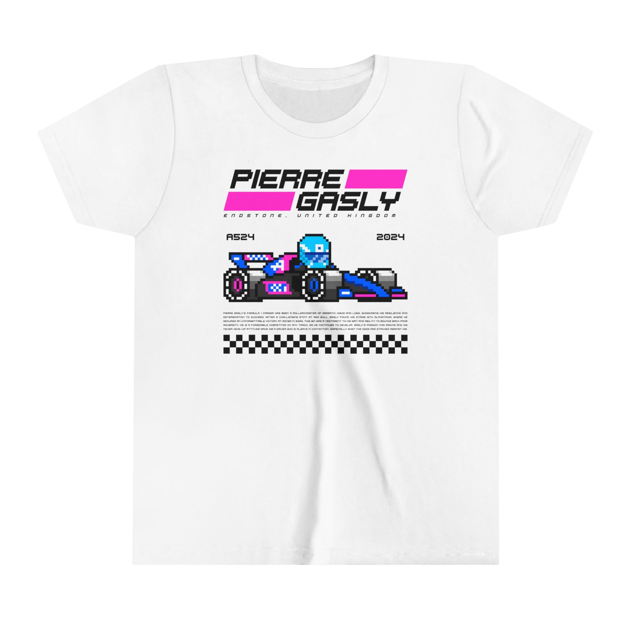 Pierre Gasly 8-bit Team Youth T-shirt