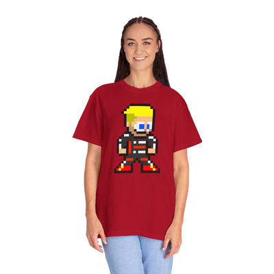 8-bit Nico Hulkenberg Adult Heavyweight 100% Cotton T-shirt