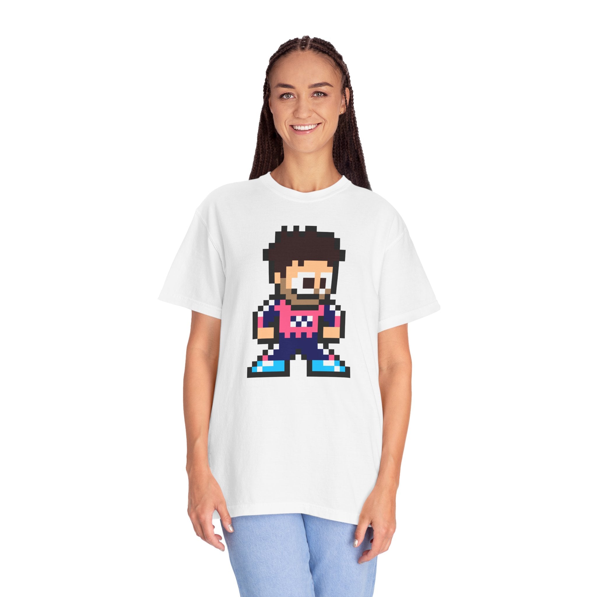 8-bit Franco Colapinto Adult Heavyweight 100% Cotton T-shirt