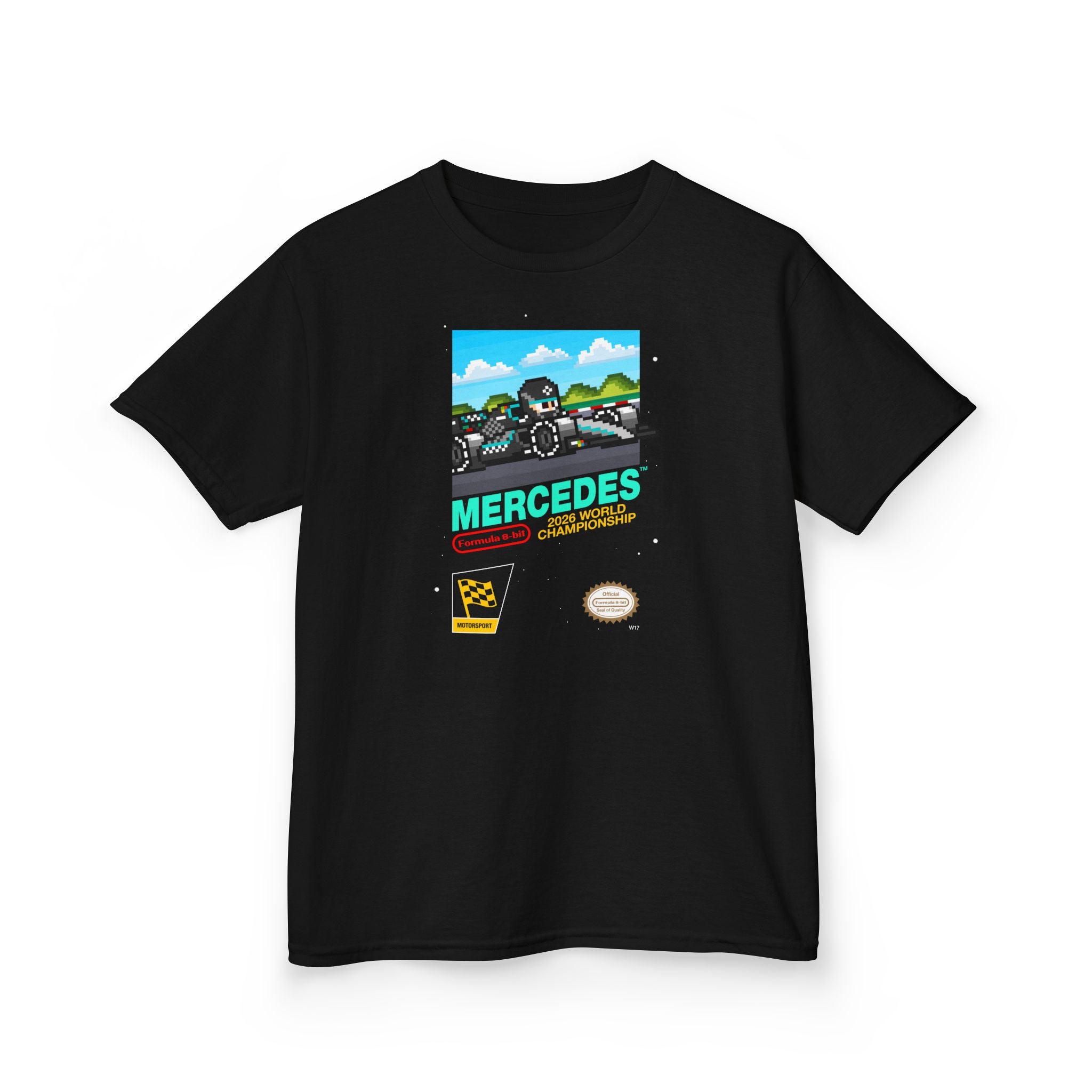 Mercedes 8-bit Game Kids Tee