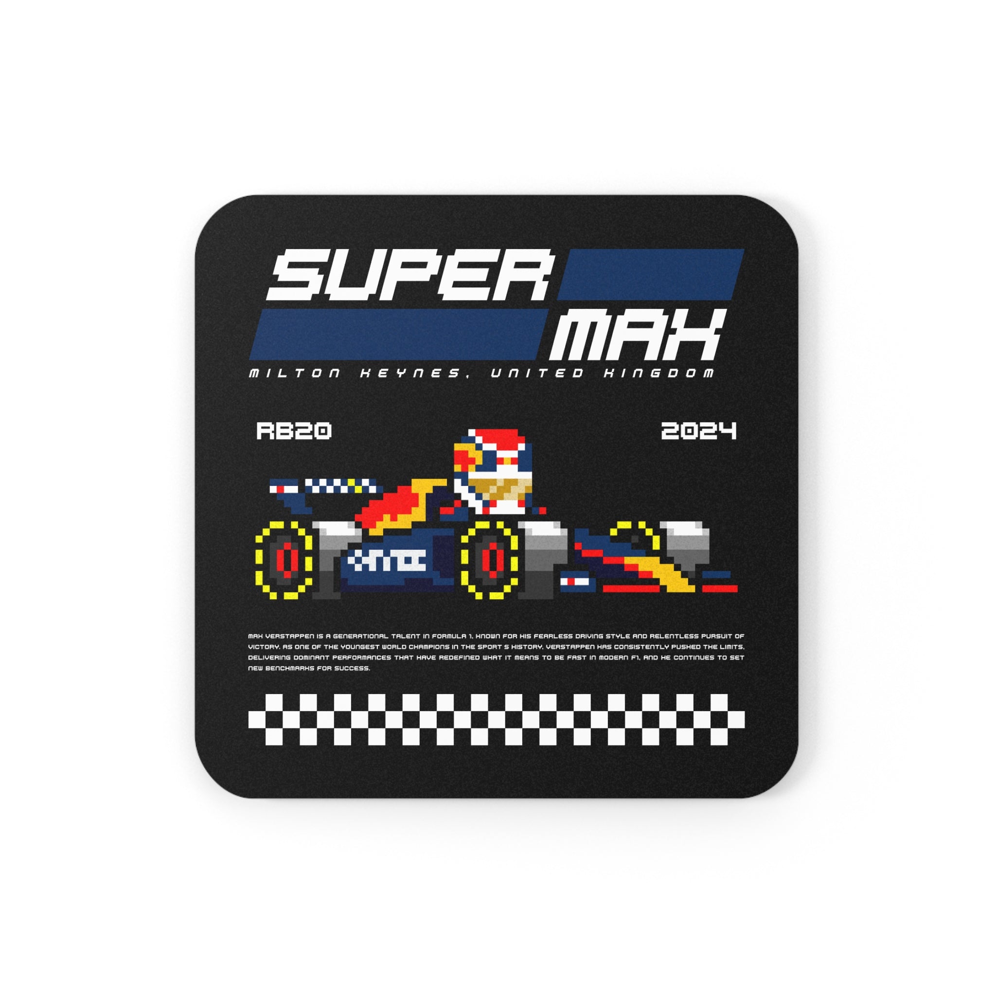 Super Max 8-bit Team Cork Coaster