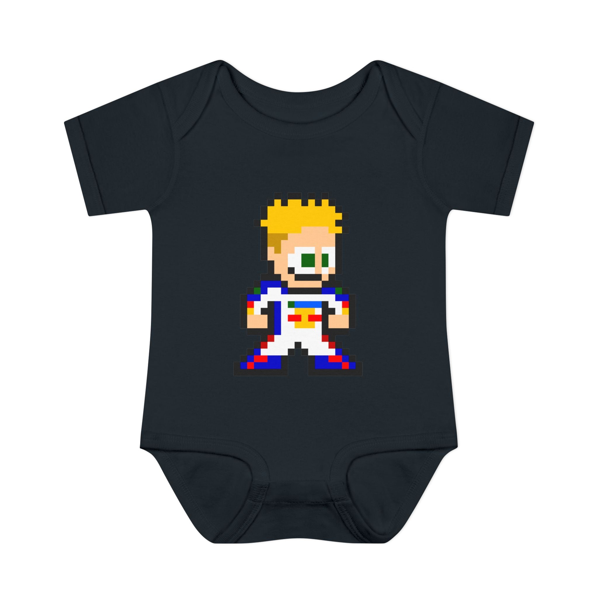 8-bit Liam Lawson Baby Bodysuit