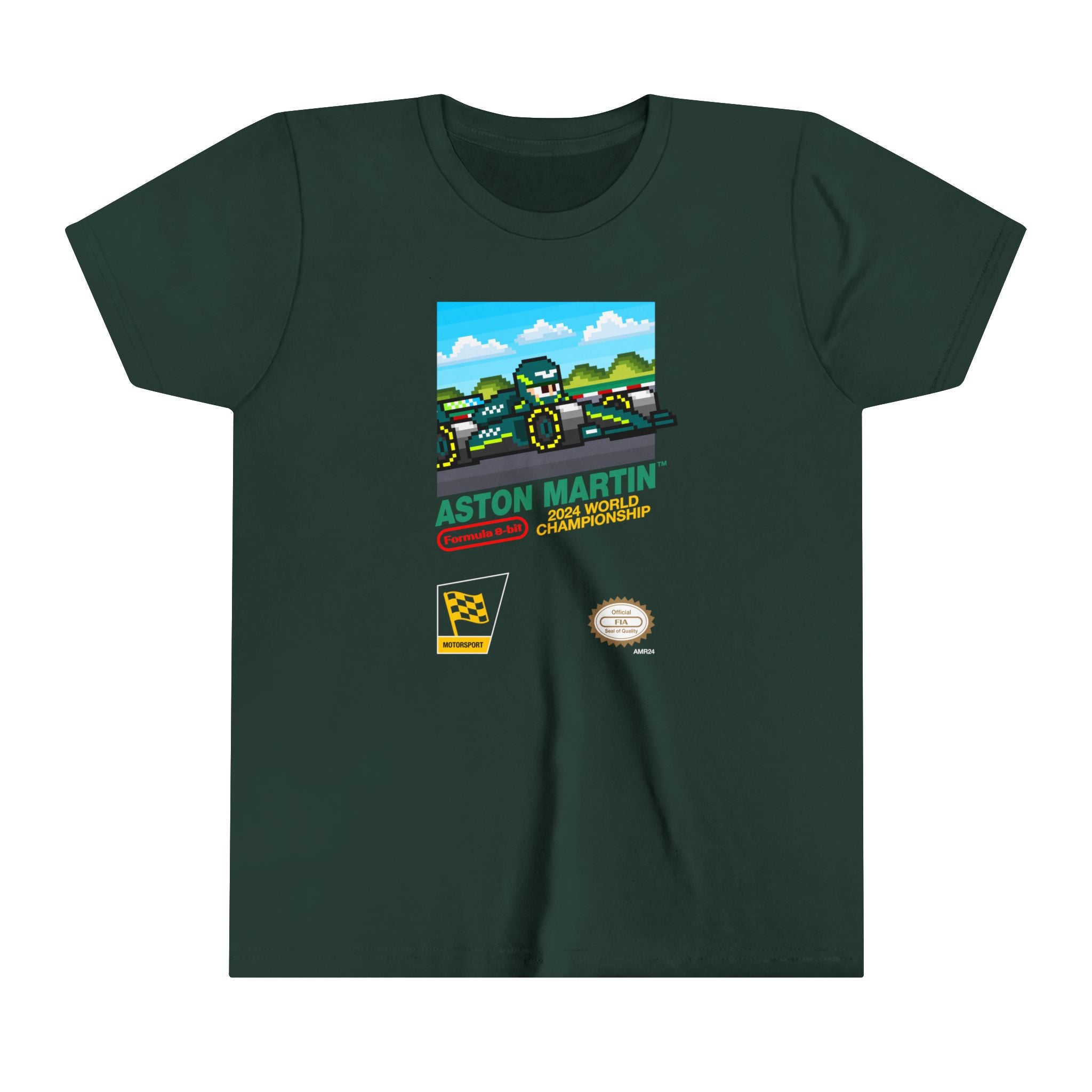 Aston Martin 8-bit Game Youth T-shirt